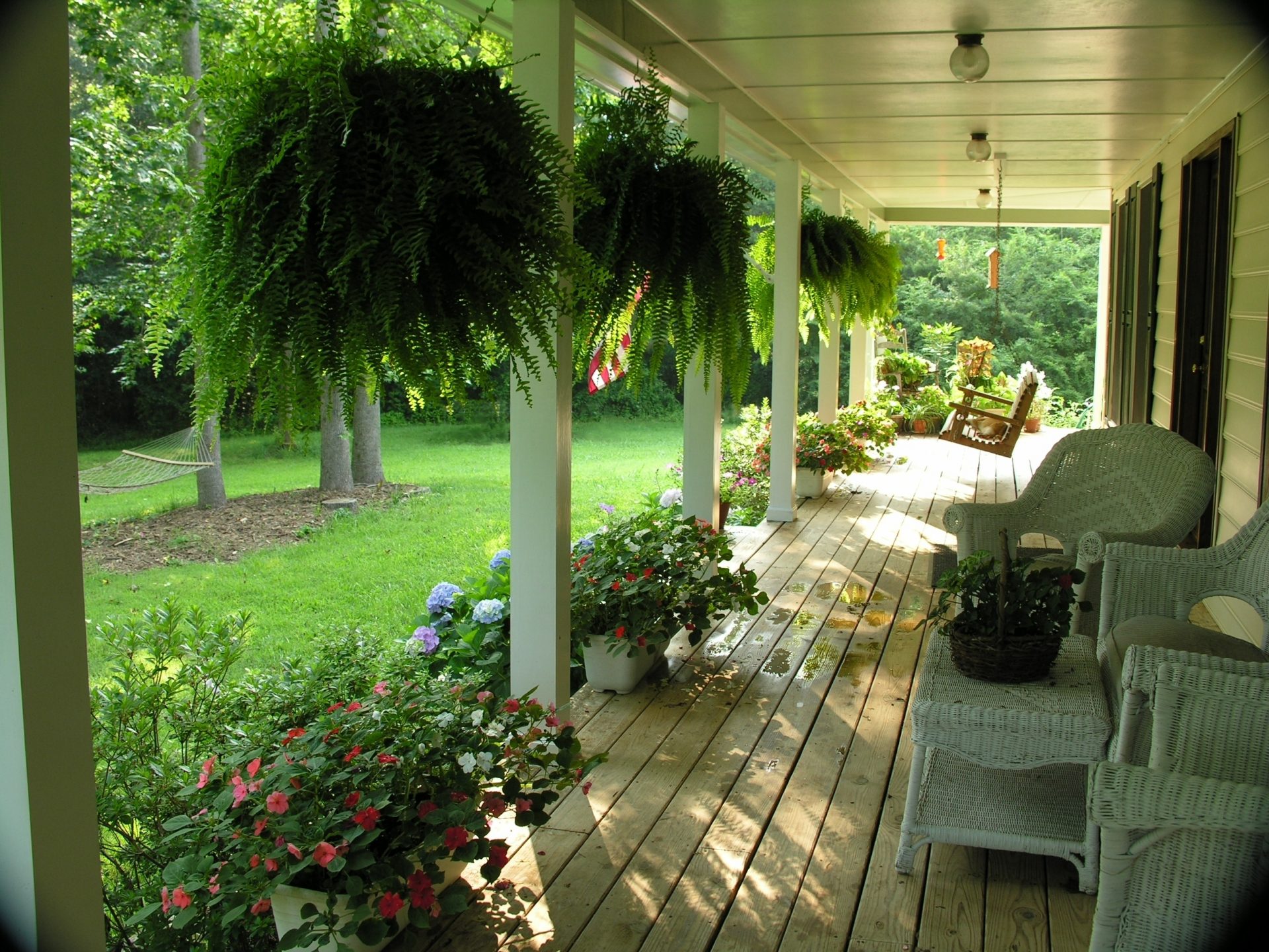 style nature veranda